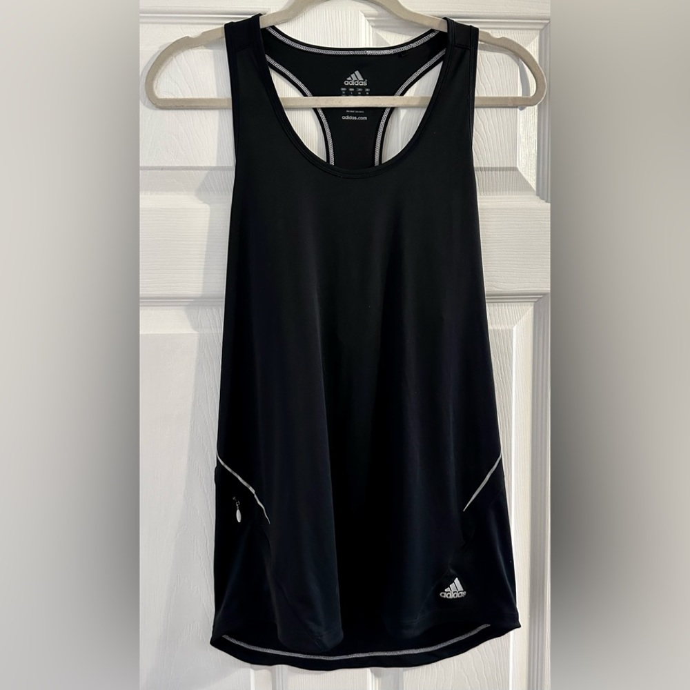 Adidas Running Tank w Zipper Pocket - Large